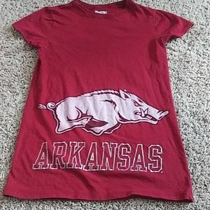 Red razorback tee shirt